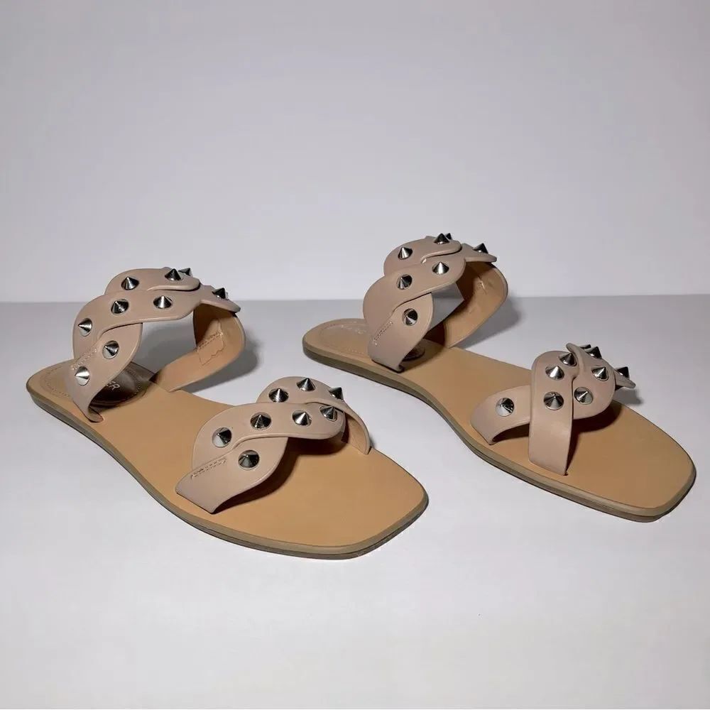 Marc Fisher Bodil Studded Slide Sandals